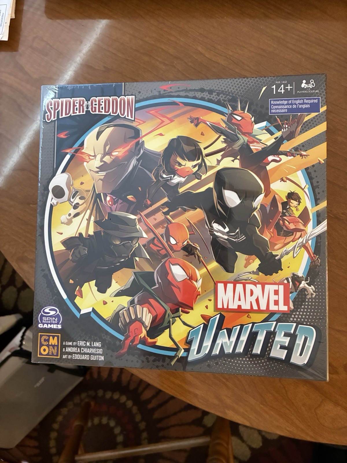 Marvel United Spider Geddon Board Game 1 To 4 Players Ages 14 And Up