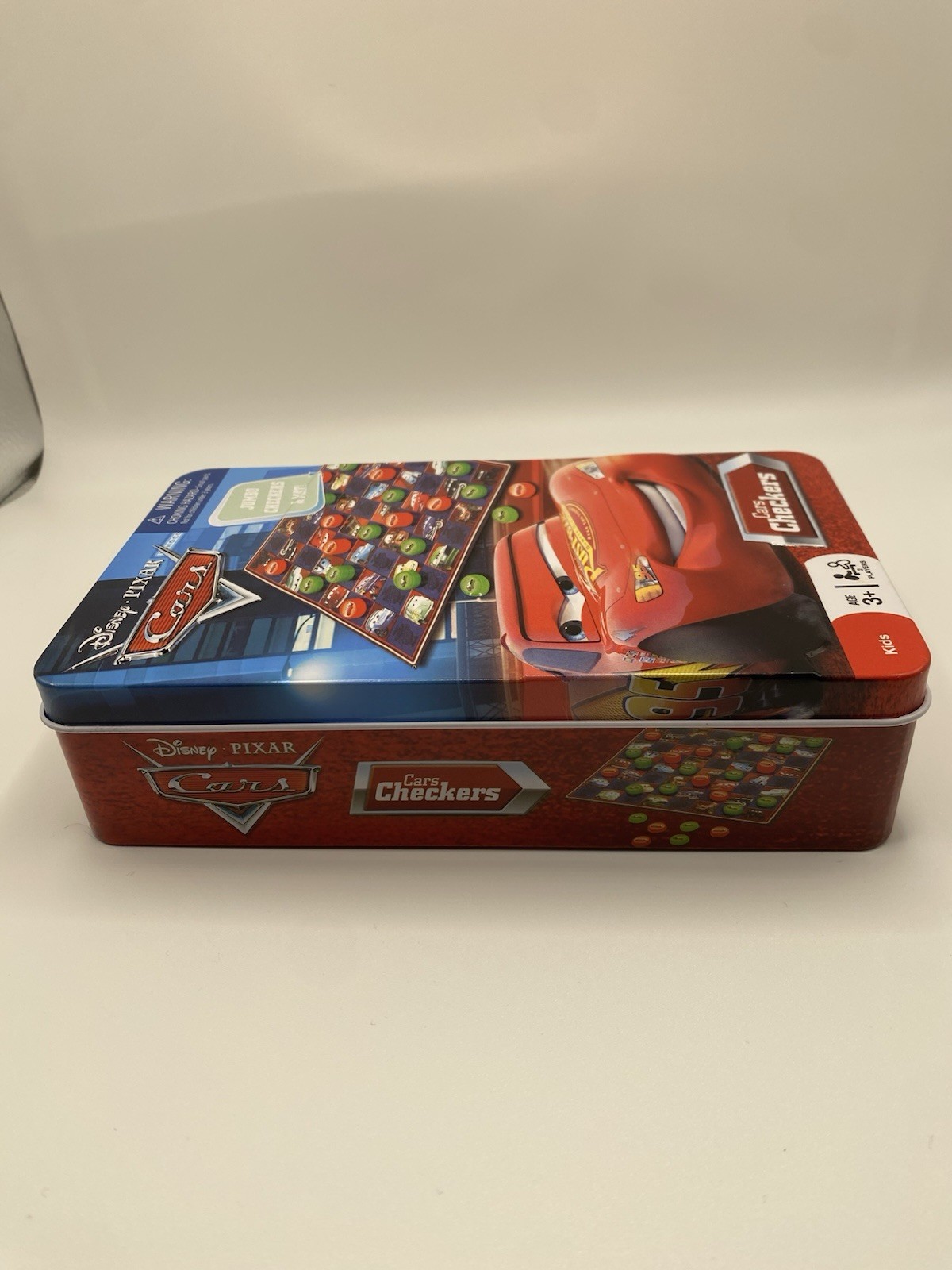 Disney Pixar Cars Checkers With Jumbo Checkers & Mat Board Game