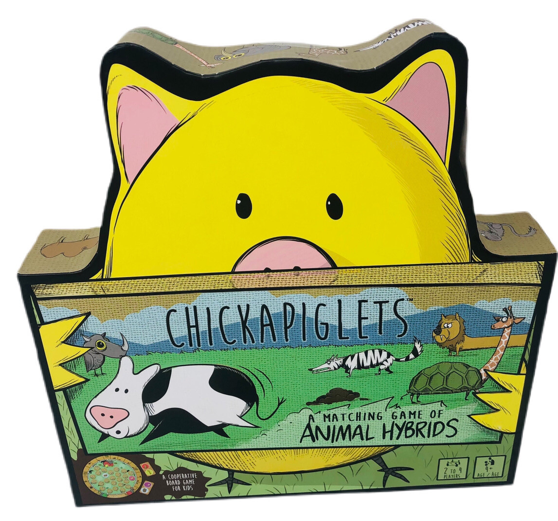 Chickapiglet Board Game Matching Game of Animal Hybrids Problem Solving Age 4+