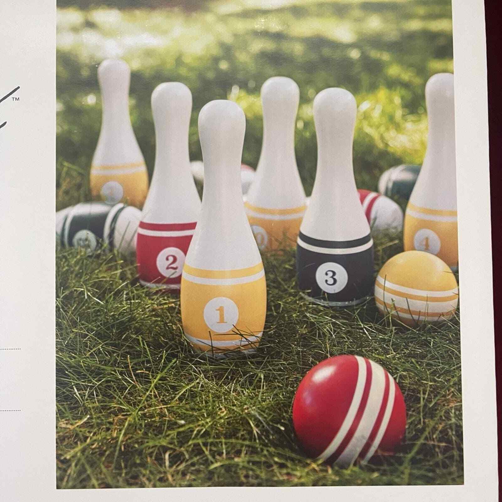 Hearth and Hand Lawn Bowling Set 12 PC with Magnolia