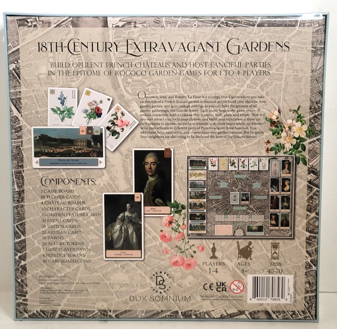 La Fleur Rococo Gardens Game 2019 New Sealed 18th Century Extravagant Gardens