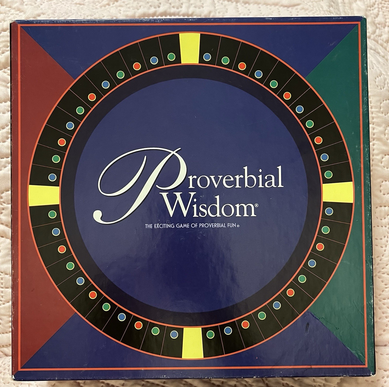 Proverbial Wisdom Sketching Board Game 1998 Vintage 4 to 16 players. Open Box