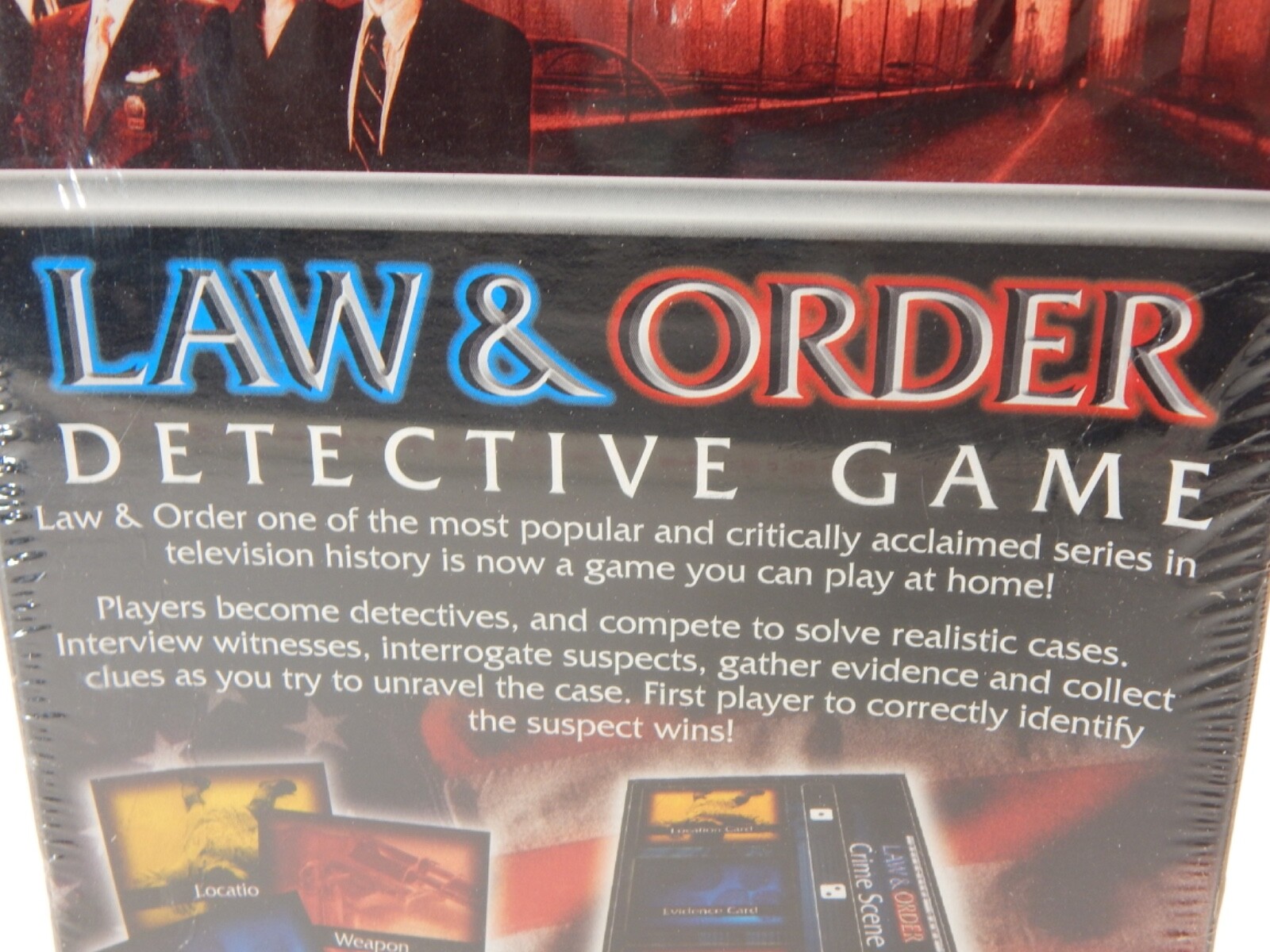 Law & Order Detective Board Game – Cardinal Games 2-4 Players Sealed New In Box