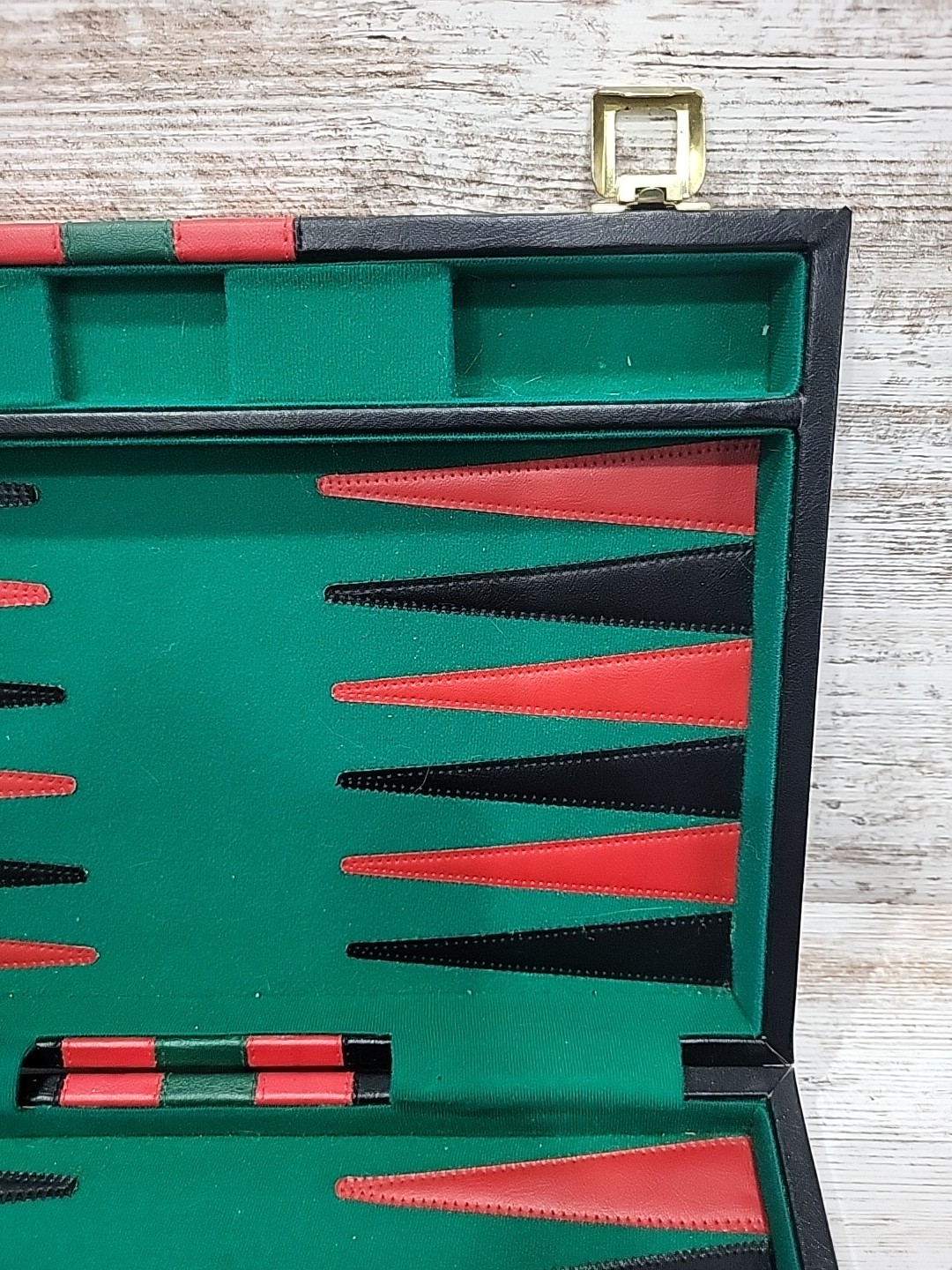 Vintage Reiss Backgammon Board Game Briefcase Set