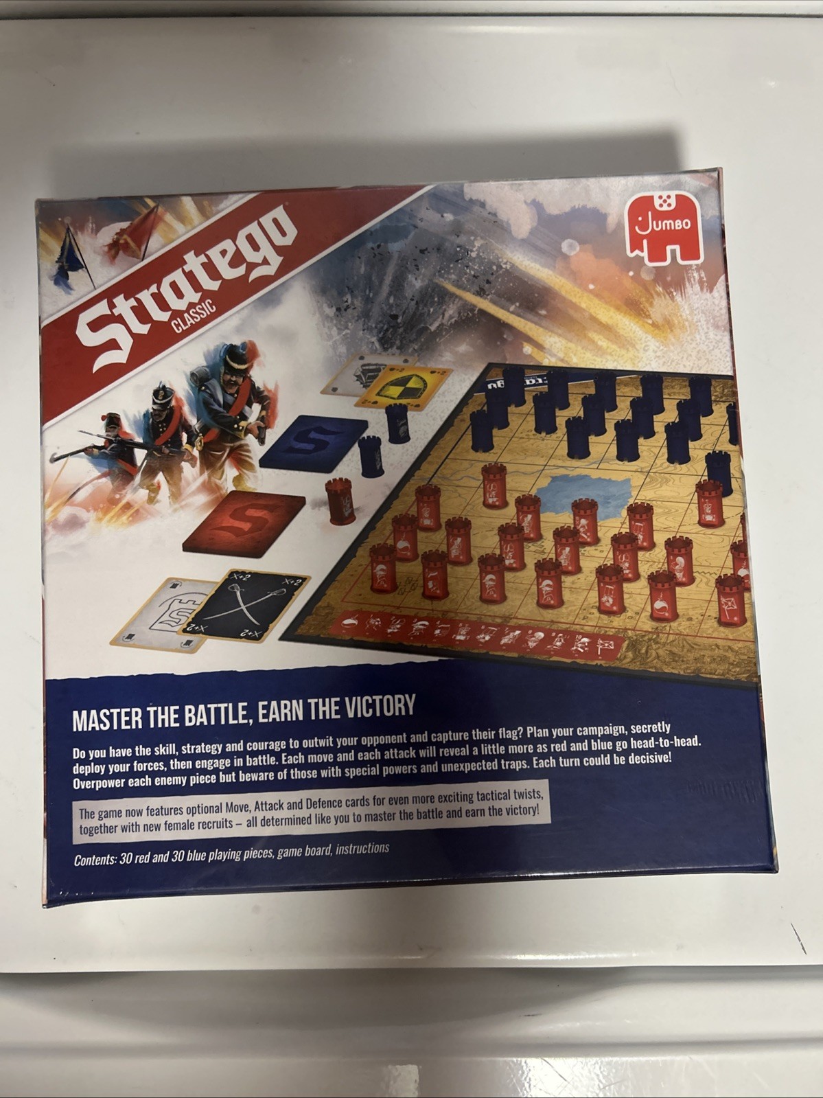 NEW & SEALED! Stratego Classic Board Game War Strategy Game With Battle Cards
