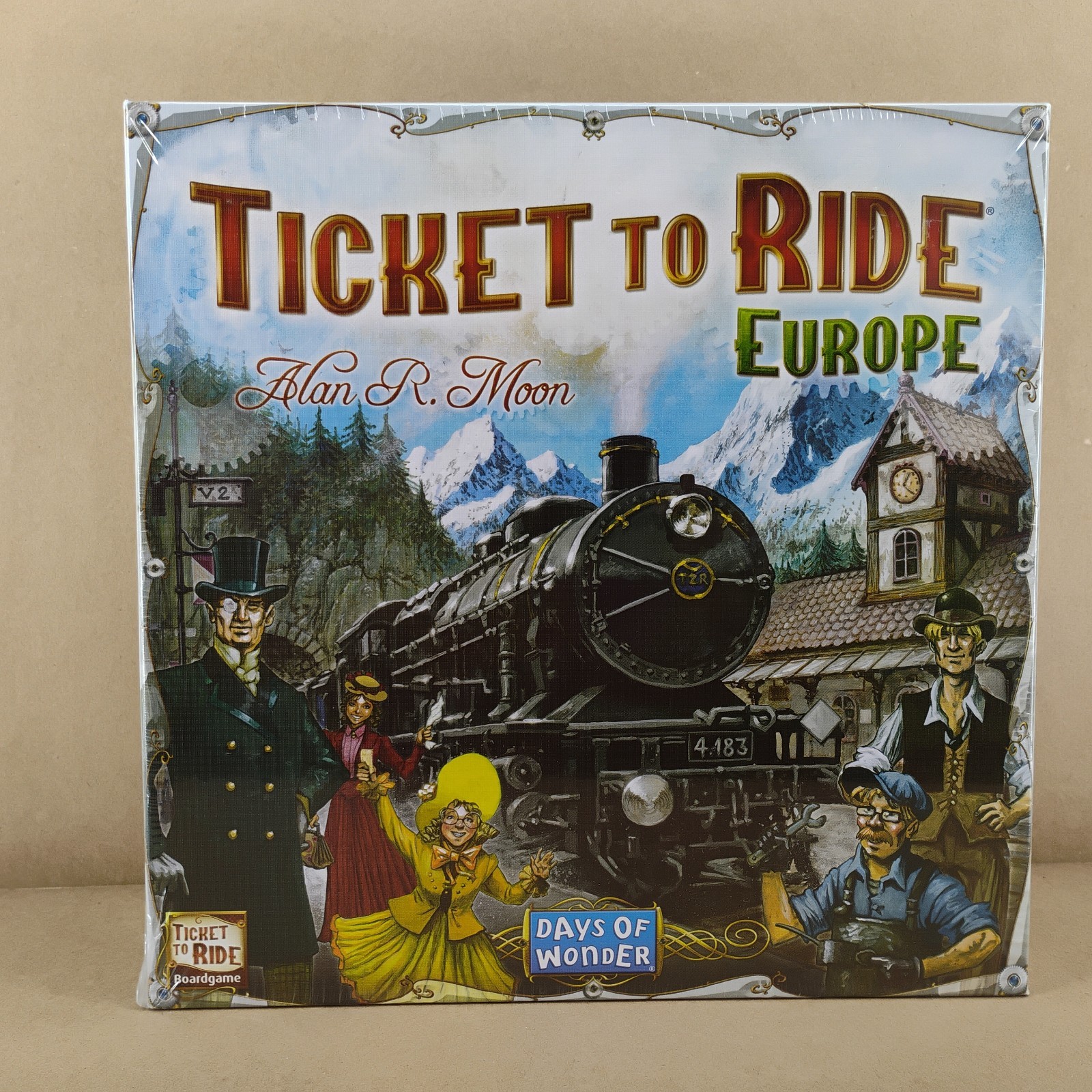 Ticket to Ride Europe Game Tunnels Ferries Train Stations Strategic New Sealed