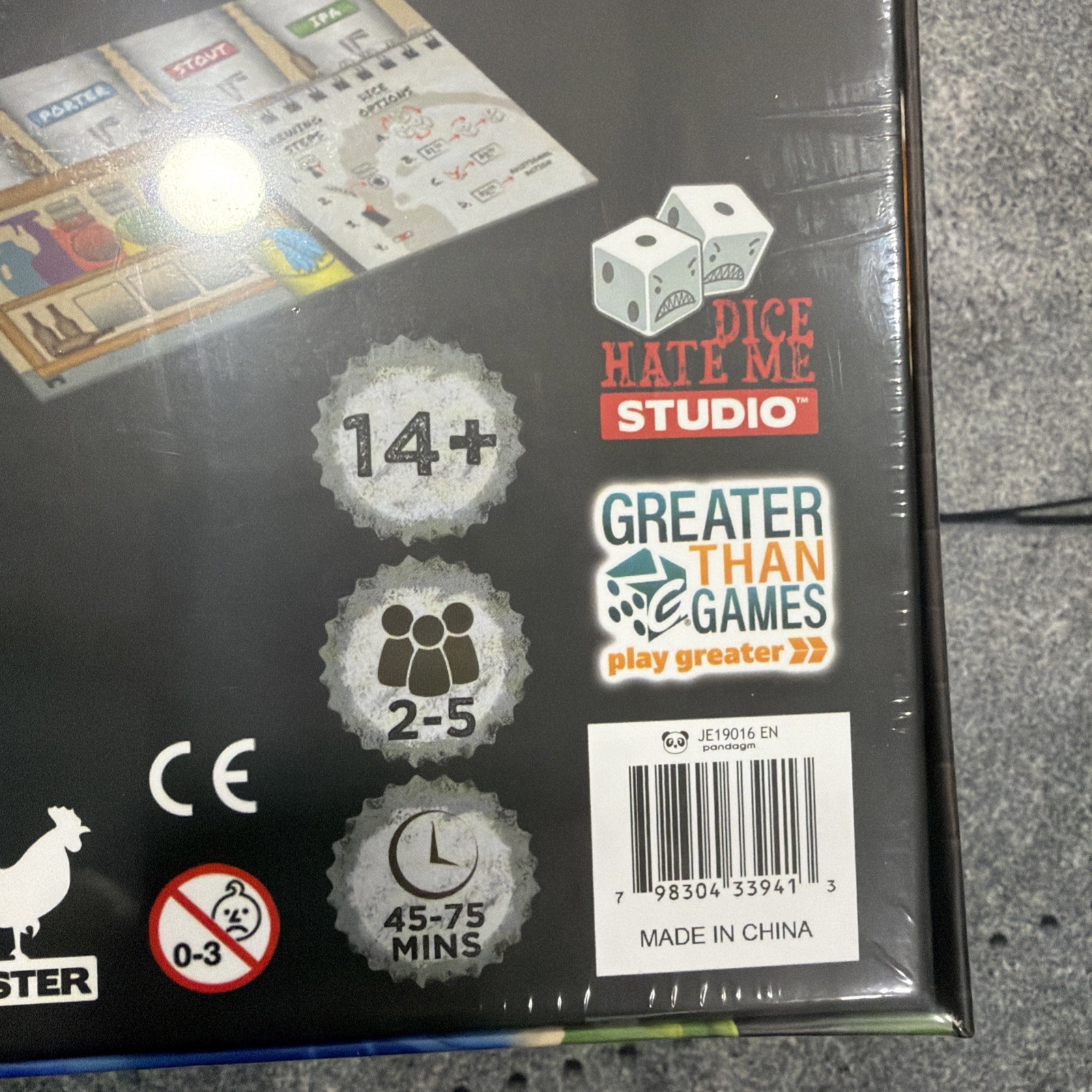 Homebrewers Dice Board Game Greater Than Games Dice Hate Me Studio NEW