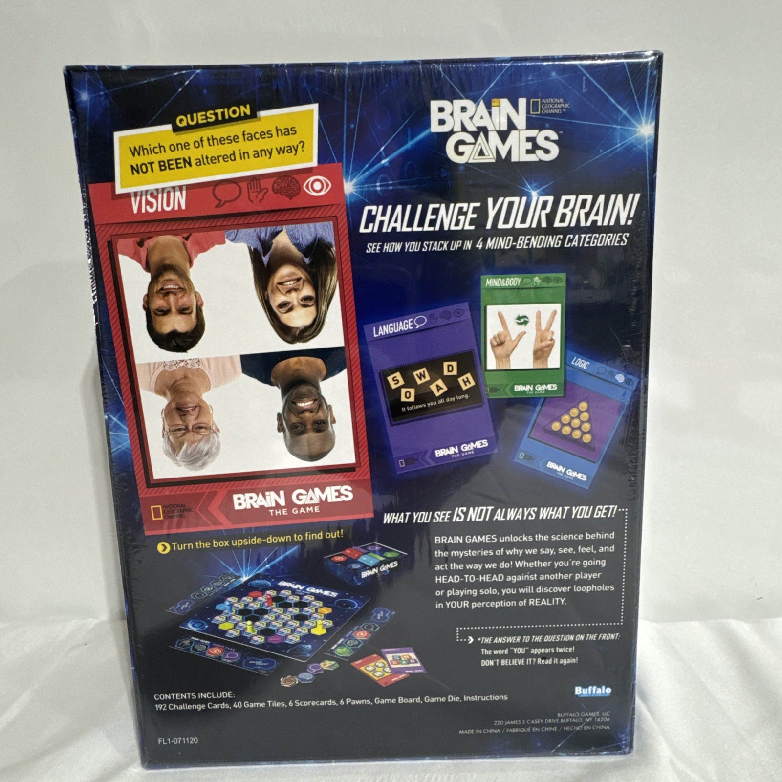 2015 Brain Games The Game New Factory Sealed NATIONAL GEOGRAPHIC
