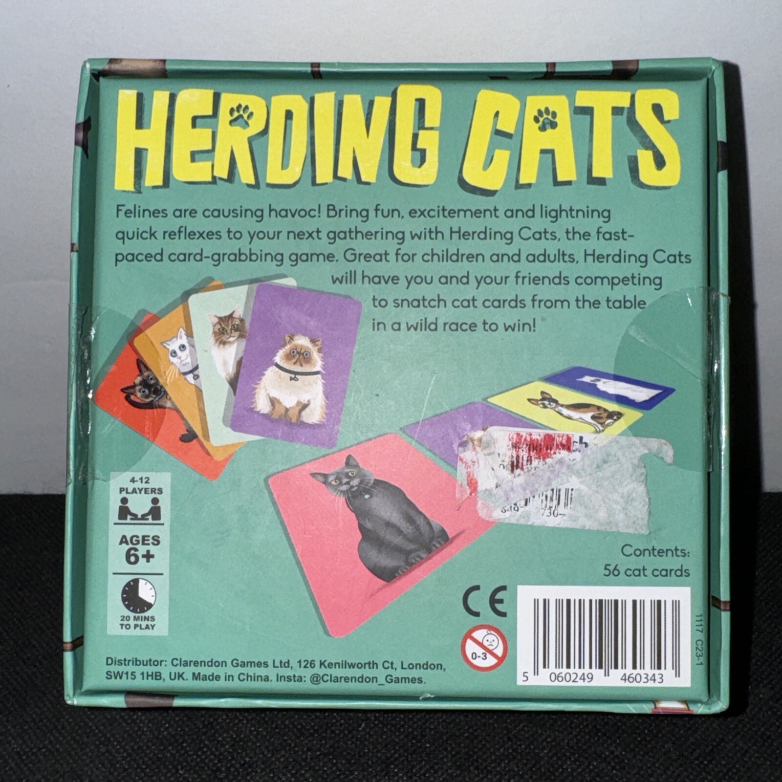 Herding Cats: A 100 Meow An Hour Card Game – New Open Box – Complete