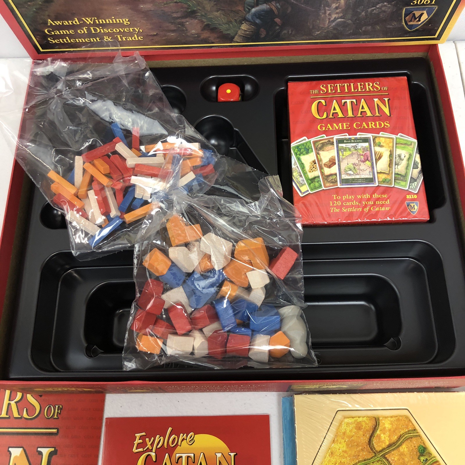 The Settlers of Catan Core Mayfair Games #3061 New Open Box – Missing One Dice