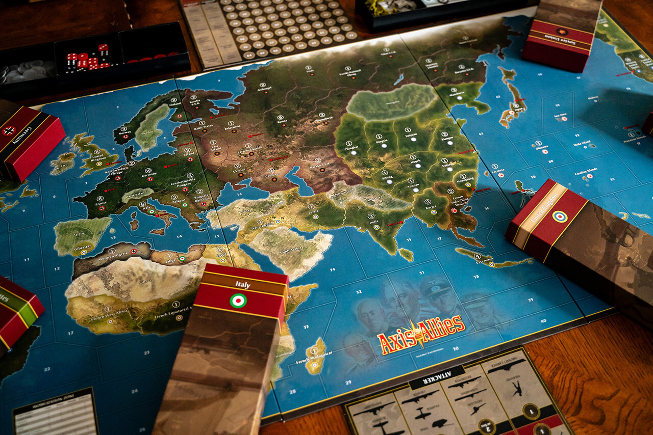 Axis & Allies: Anniversary Edition Board Strategy World War II Renegade Tabletop