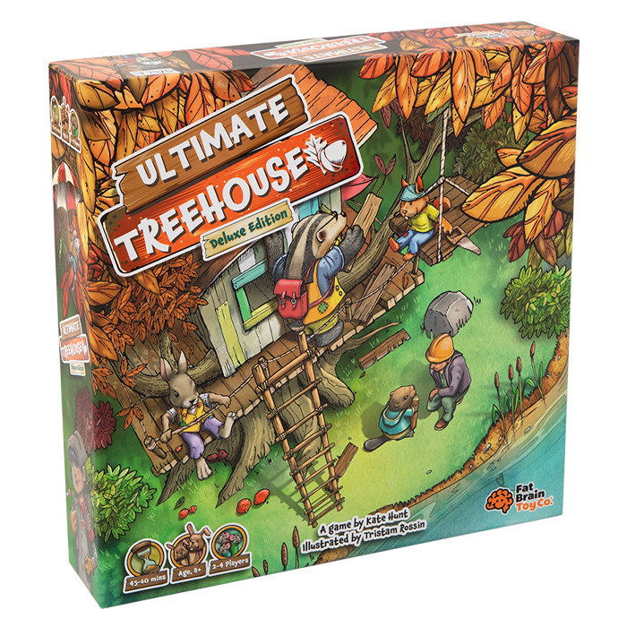 Ultimate Treehouse Board Game Fat Brain Toys Deluxe Family Strategy Game New