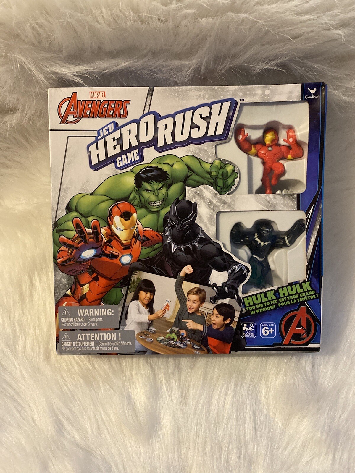 Marvel Avengers Jeu Hero Rush Lids Kids Board Game