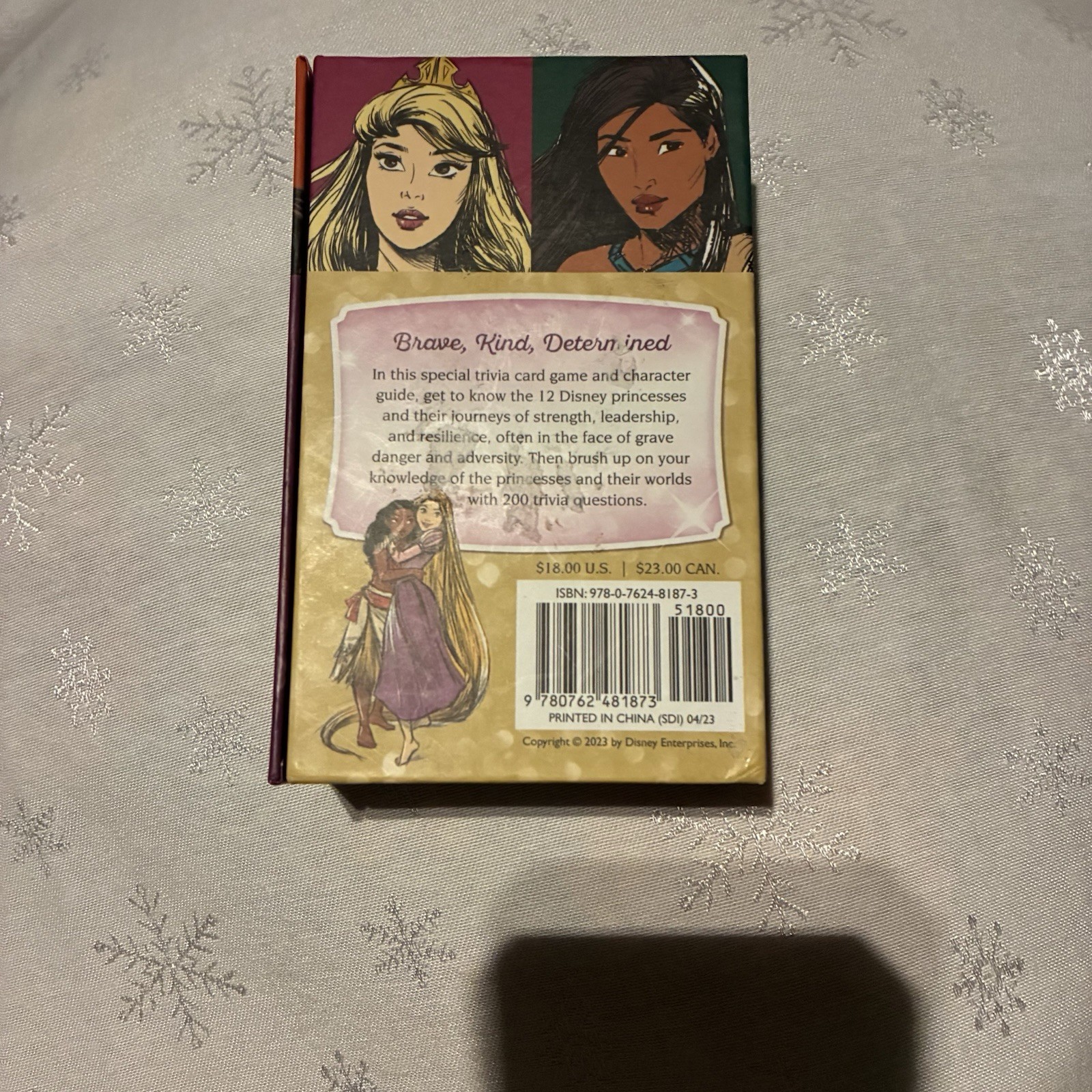 Disney Disney Princess Trivia Deck Cards w/ Character Guide Trivia Game 2023