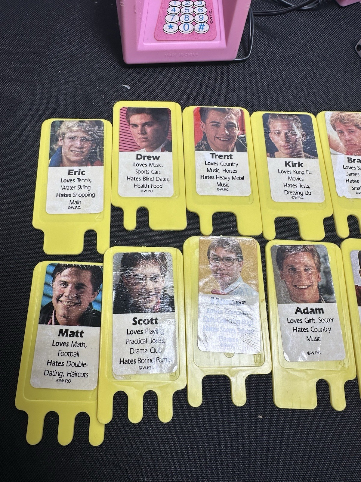 Vintage 1989 Girl Talk Dateline Game COMPLETE Golden Board Game EUC RARE
