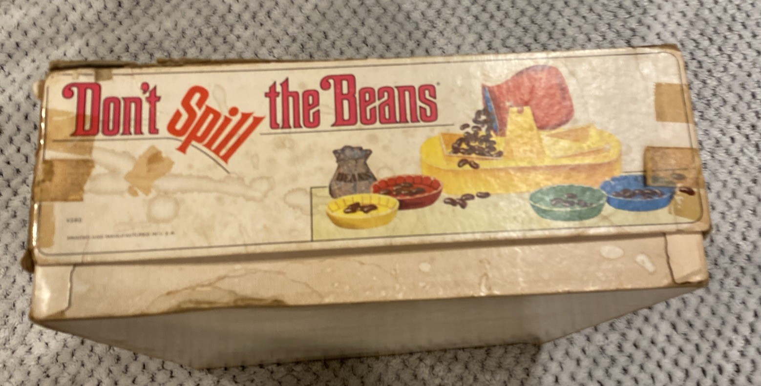 Don’t Spill the Beans Game Fill the Bean Pot One By One Schaper Vintage Complete