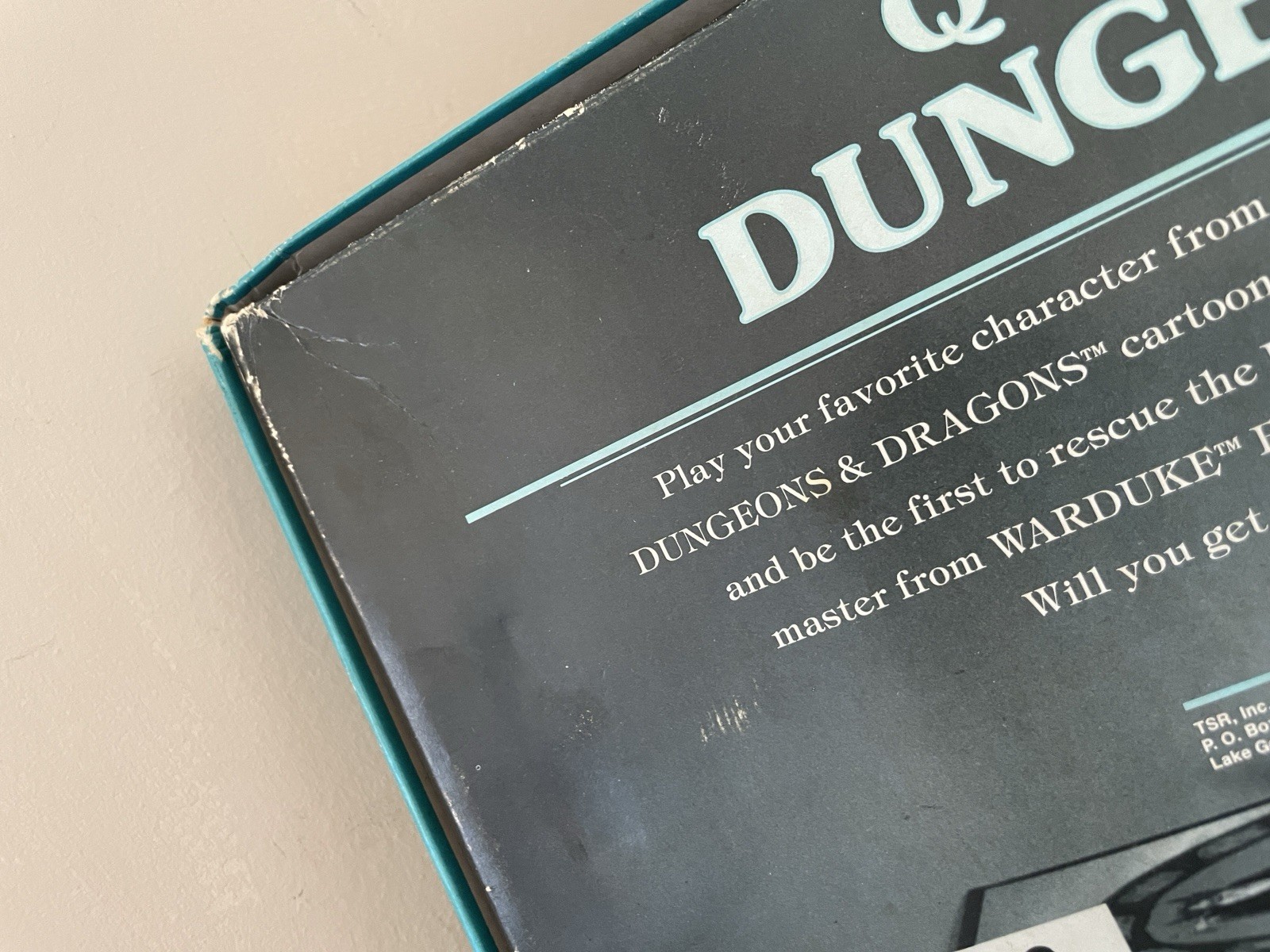 TSR Quest For The DungeonMaster Board Game 1984 Dungeons & Dragons 100% COMPLETE