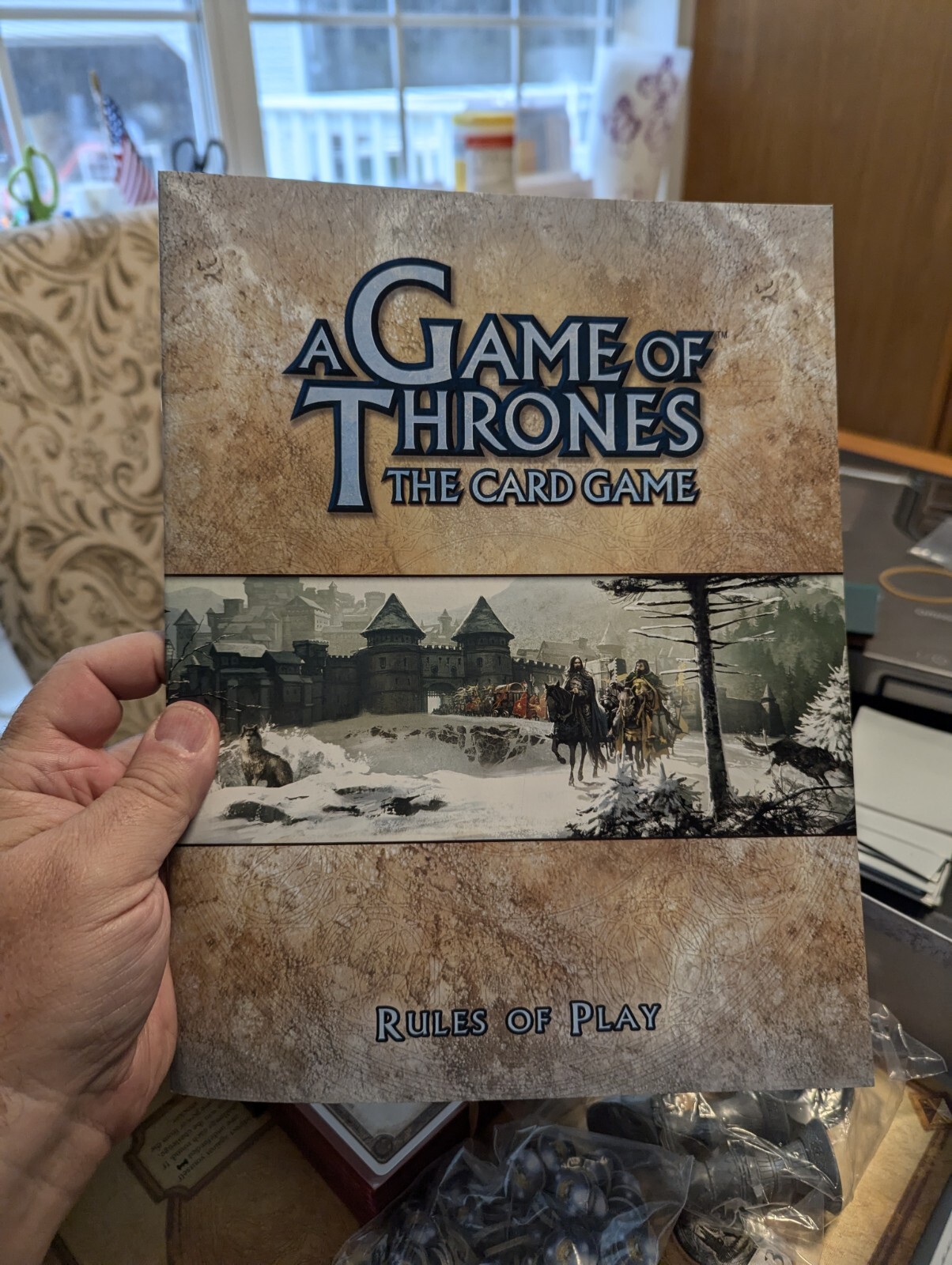 A GAME of THRONES The Card Game 100% COMPLETE Core Fantasy Flight ALL SLEEVED