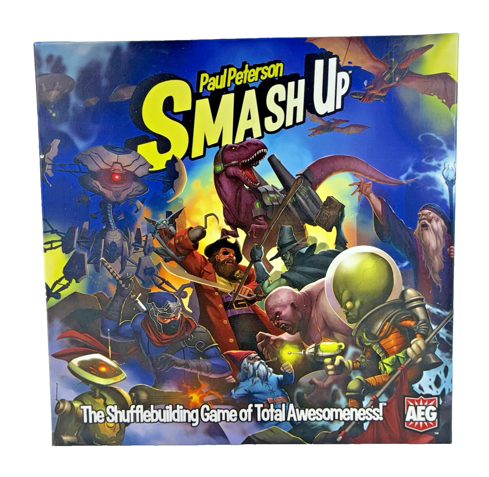 Paul Peterson Smash Up AEG Board Game Complete with All Game Pieces