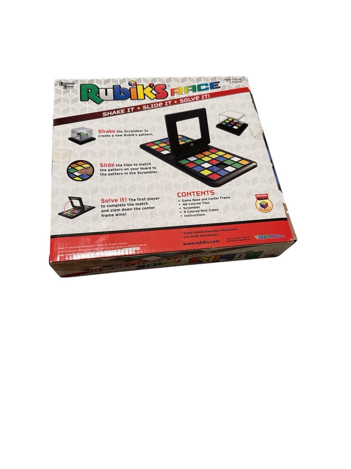 Rubik’s Race Game COMPLETE University Games 2016 Square Up Strategy