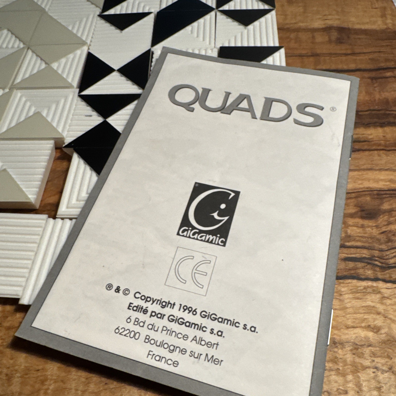 Quads Board Game Gigamic Abstract Strategy Puzzle 2 Player Game