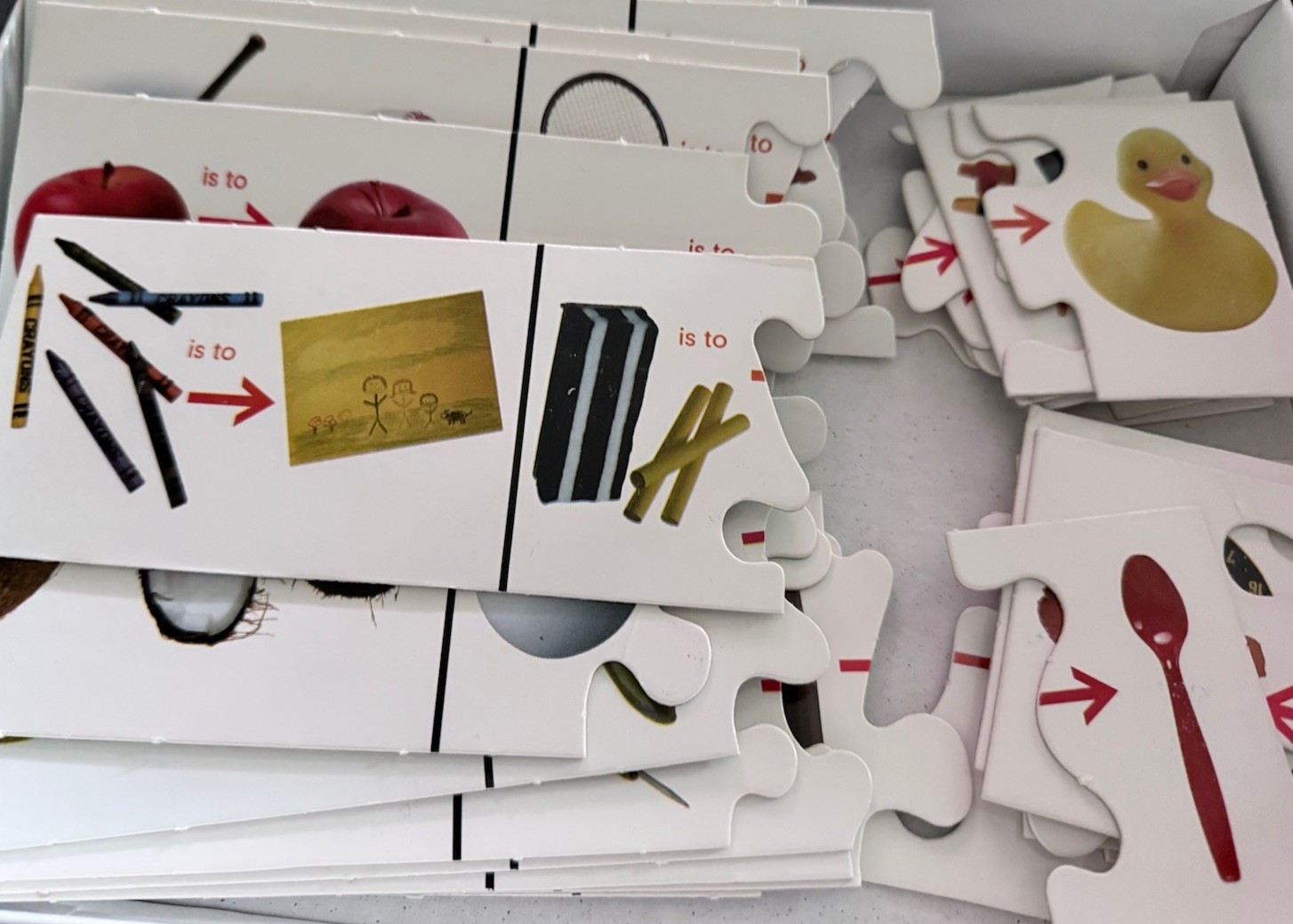 Analogies Game, Self-Correcting, Ages 4+, 1-4 Players