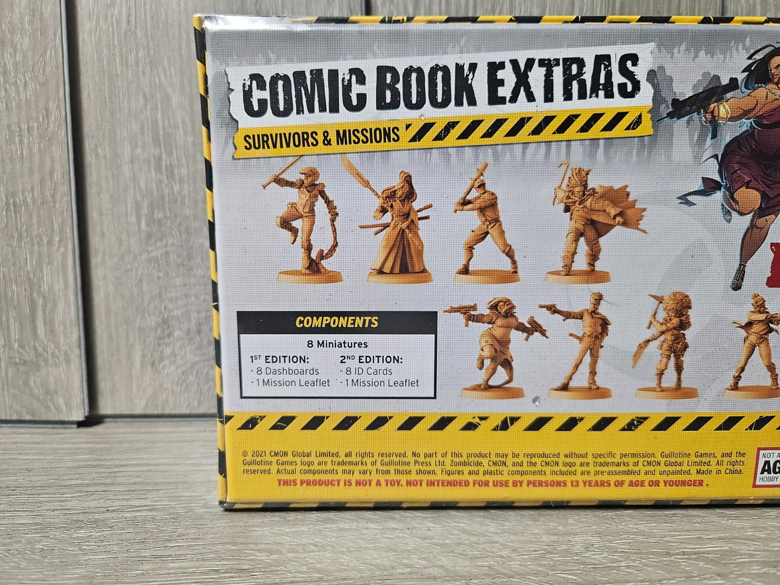 CMON Zombicide Comic Book Extras Survivors & Missions