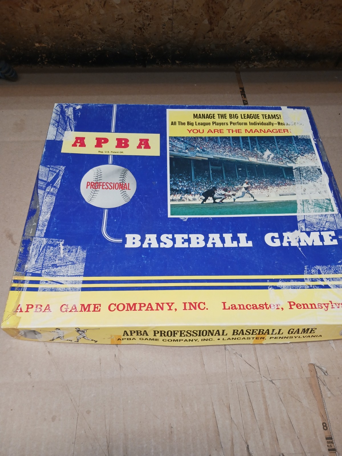 APBA MLB Baseball Game. All 16 Teams From 1901, NL Teams Only 1913, 1916, 1948.