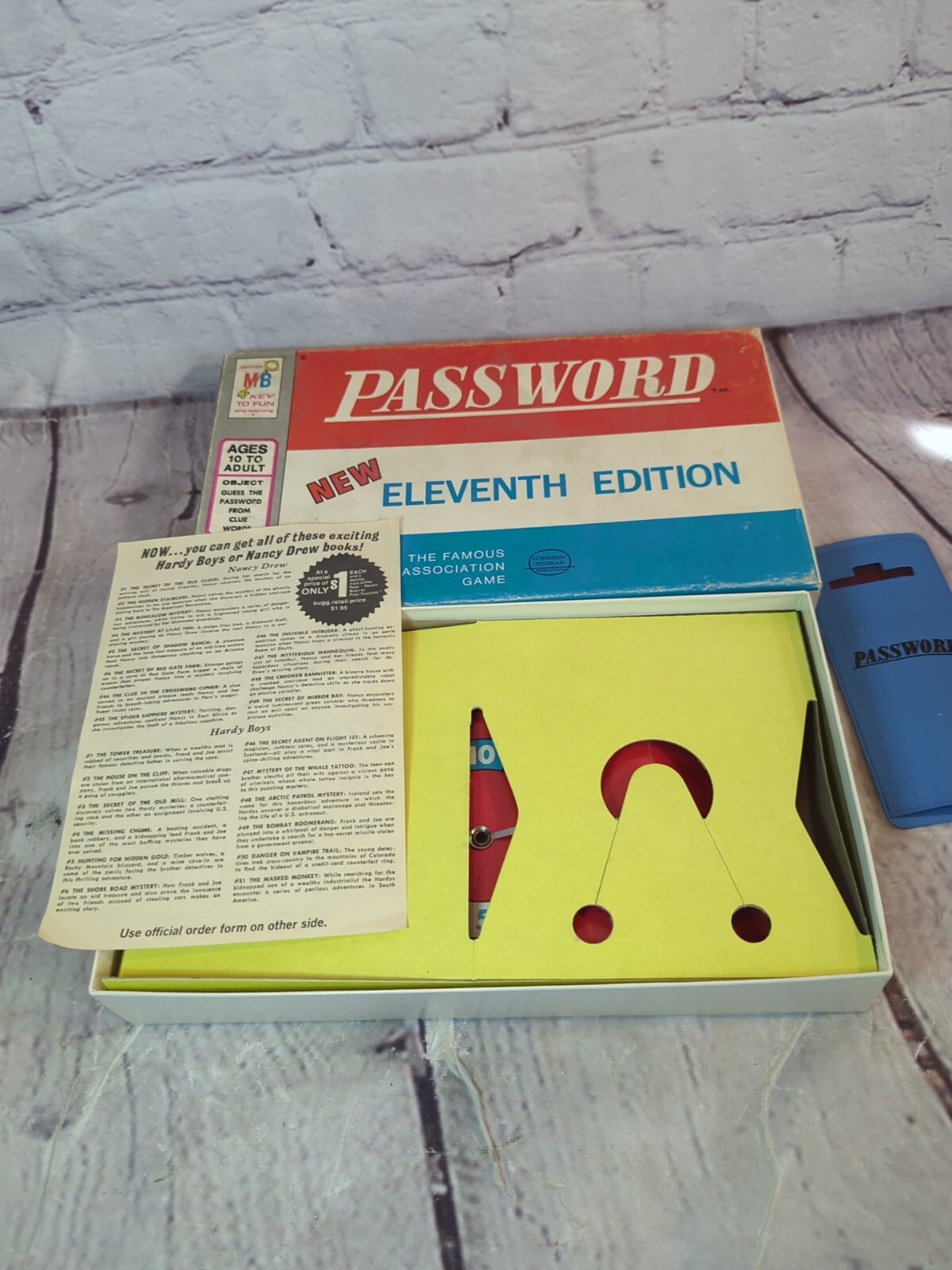 Vintage 1970 Password Game New 11th Edition Milton Bradley Complete #4260
