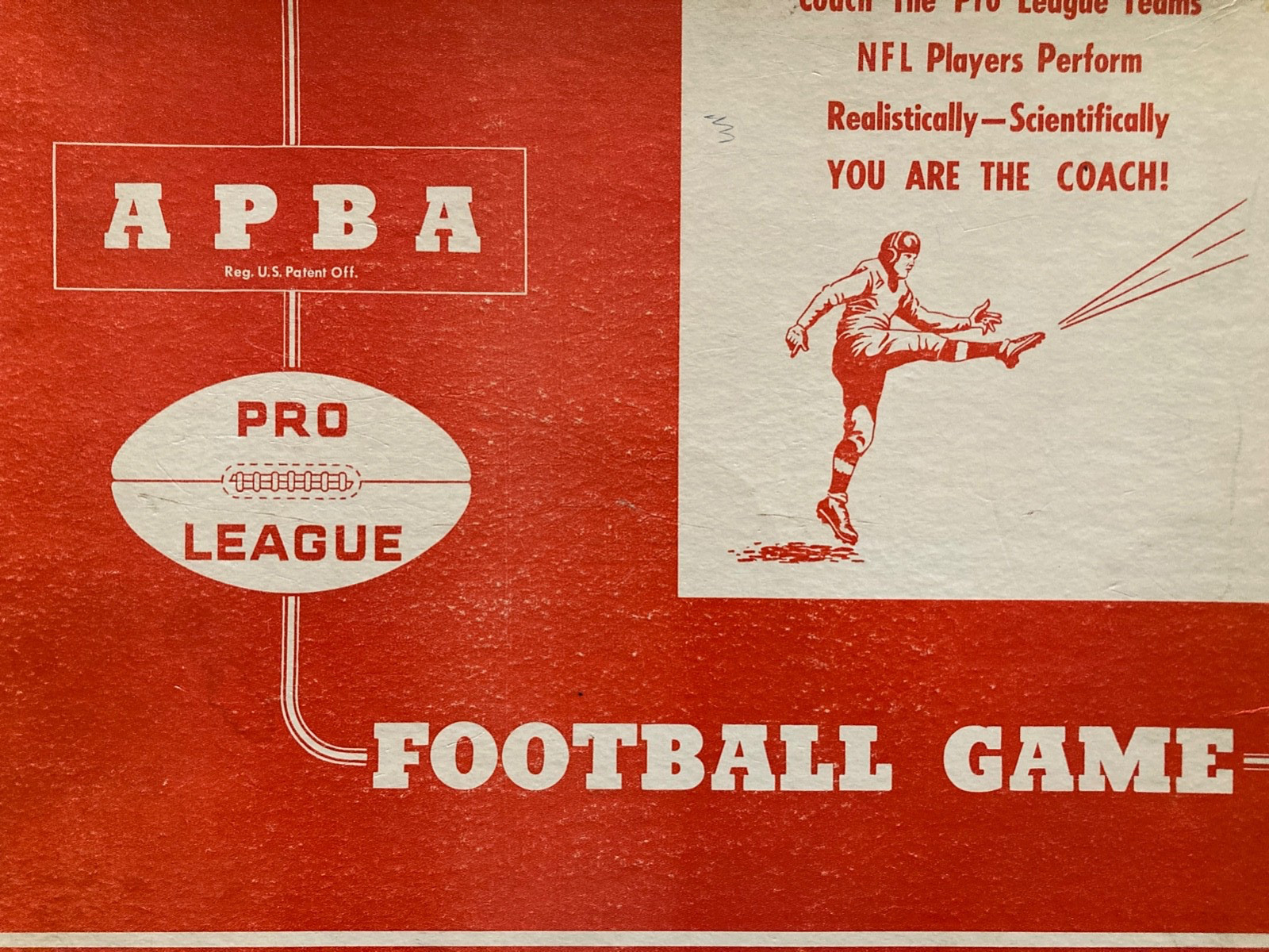 1965 APBA AFL football card set + revised QB ratings / OOP / Lowe / Namath debut