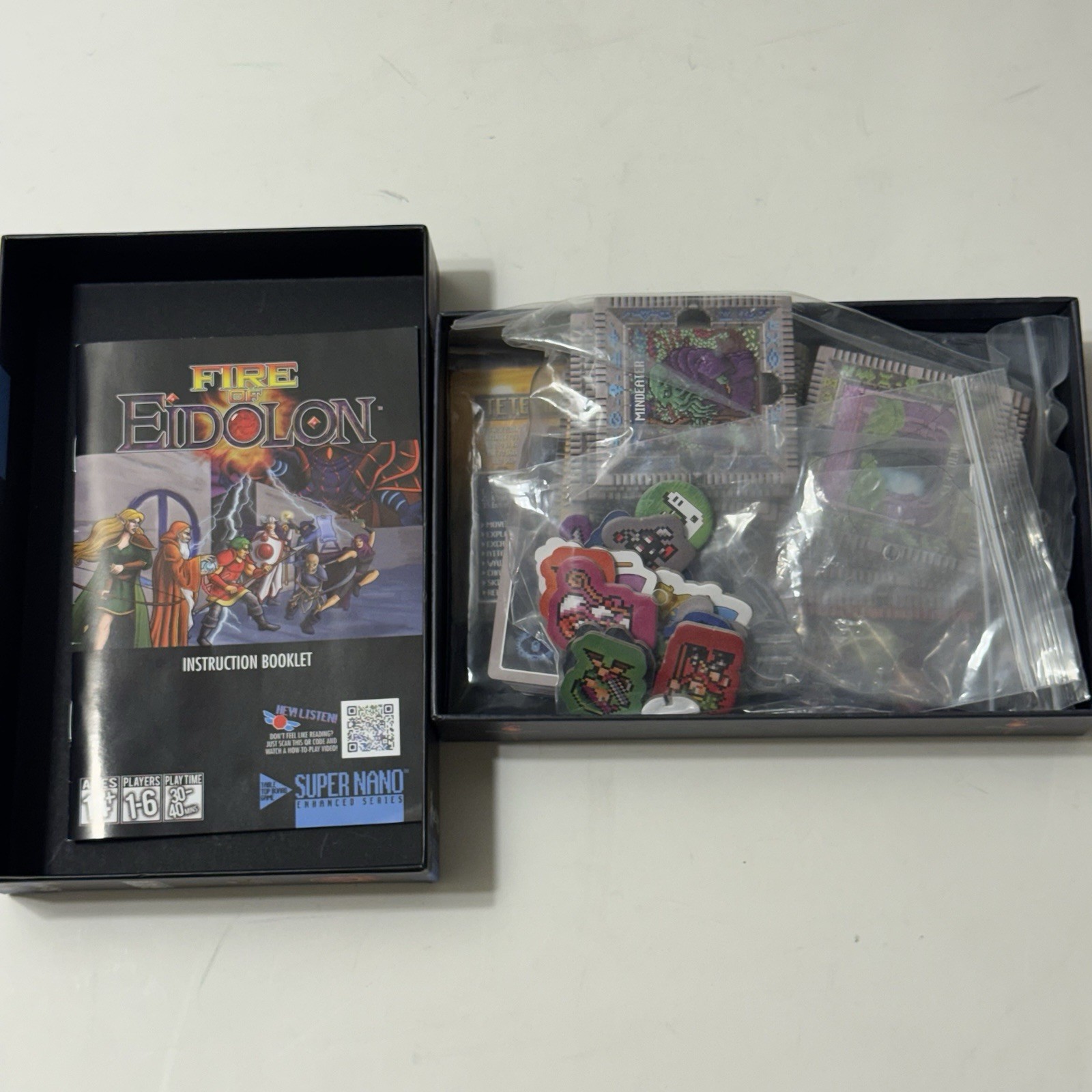 Fire of Eidolon tabletop board game Magic Meeple Super Nano Complete