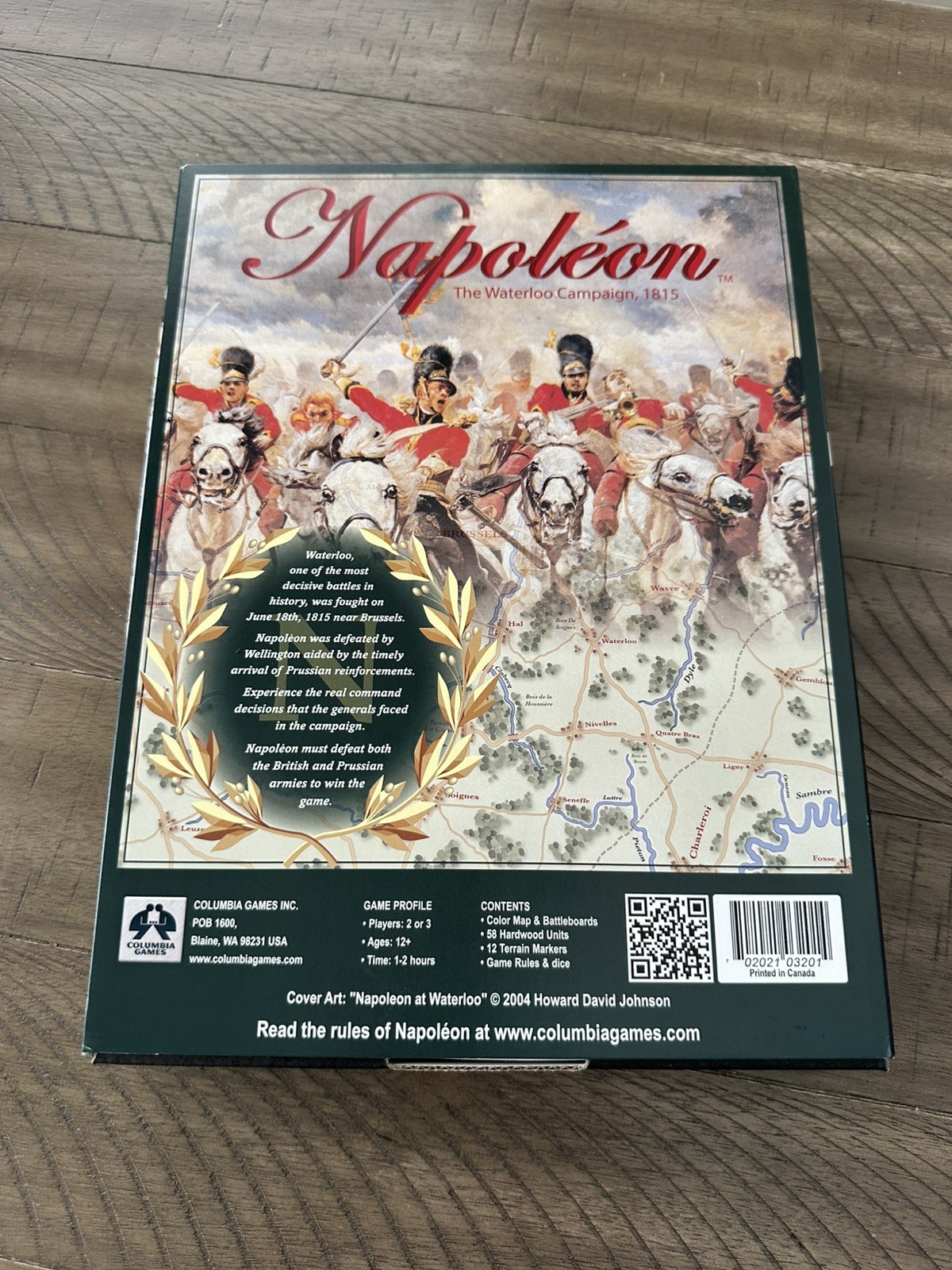 Napoleon The Waterloo Campaign 1815, 4th Edition, Columbia Games, Mint