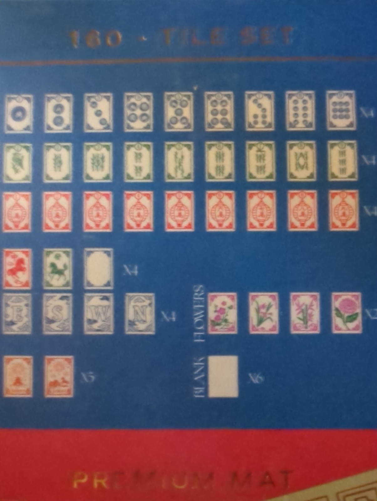 Maison Lude Deluxe Acrylic Mahjong Starter Set (Horse Lunar Year Edition)