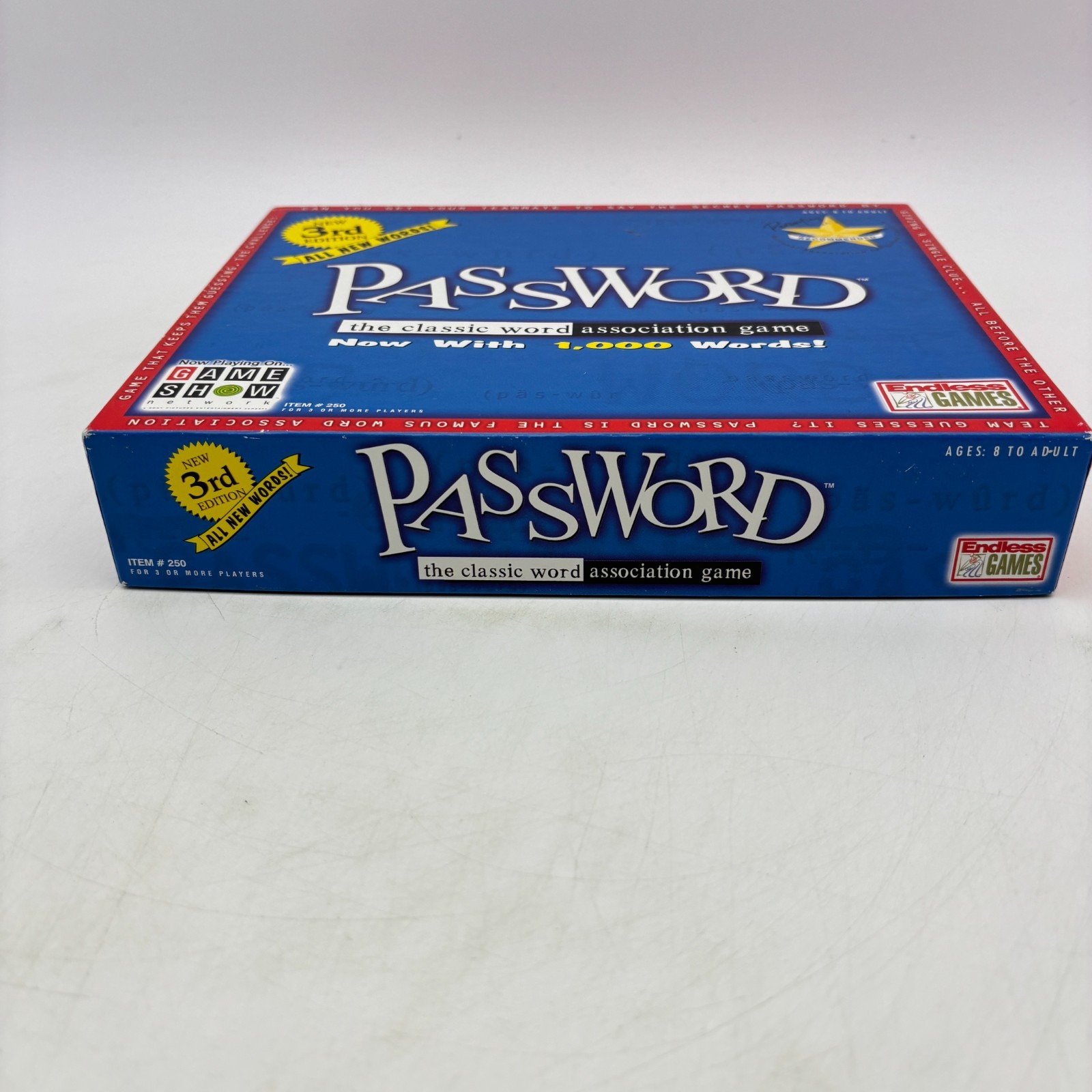 Password 3rd Edition COMPLETE Endless Games 2001 Word Association Party Family