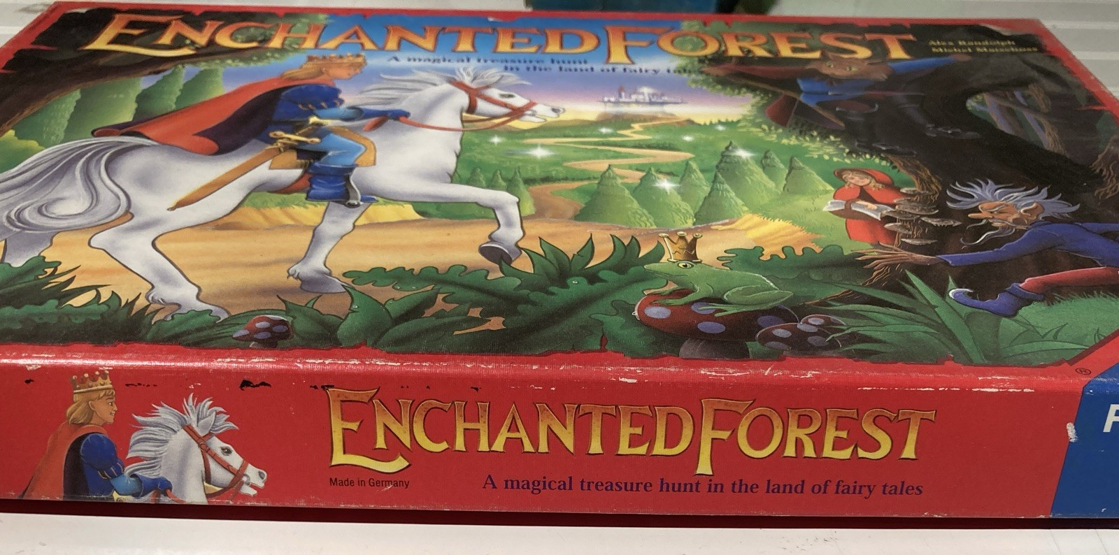 Enchanted Forest Board Game Ravensburger 1994 Vintage Fairy Tale Incomplete