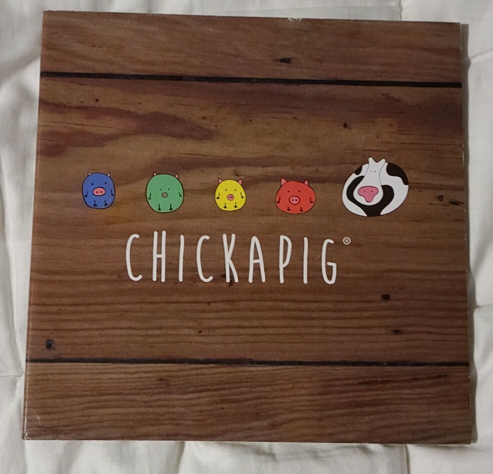 Chickapig 1st Edition A Farm To Table Board Game Wood Pieces Complete Excellent