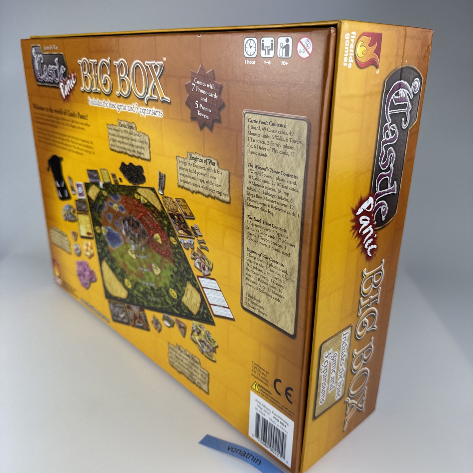 Castle Panic Big Box Game 2019 Includes Base Game And 3 Expansions – Complete