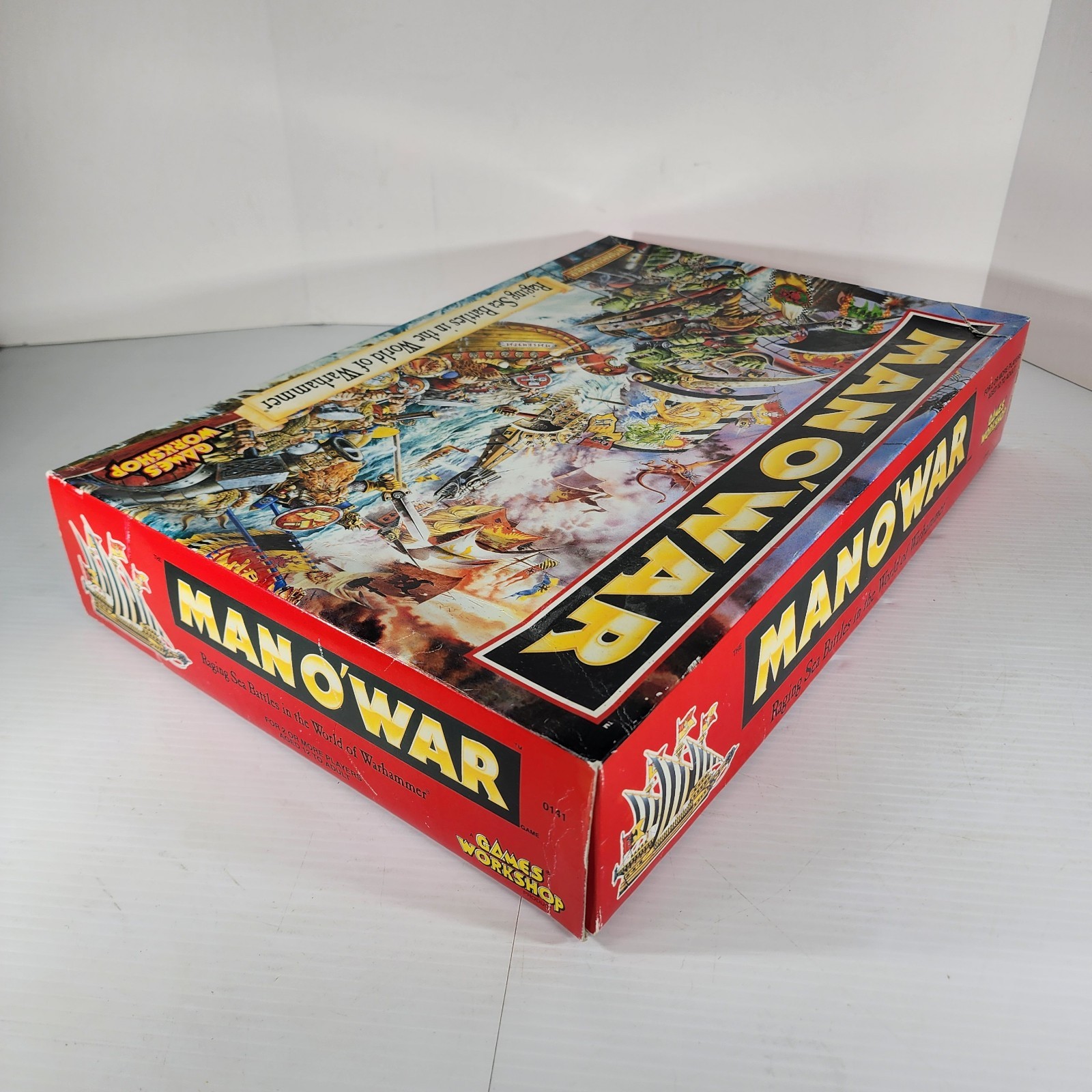 Games Workshop Man O’ War Board Game 1993 OOP 100% Complete Boxed 1st Ed CIB