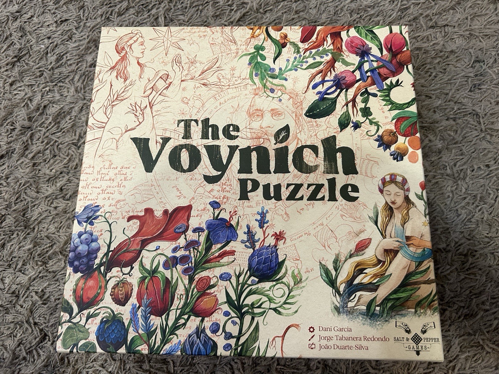 The Voynich Puzzle board game by Salt & Pepper Games, Combotastic Euro Game