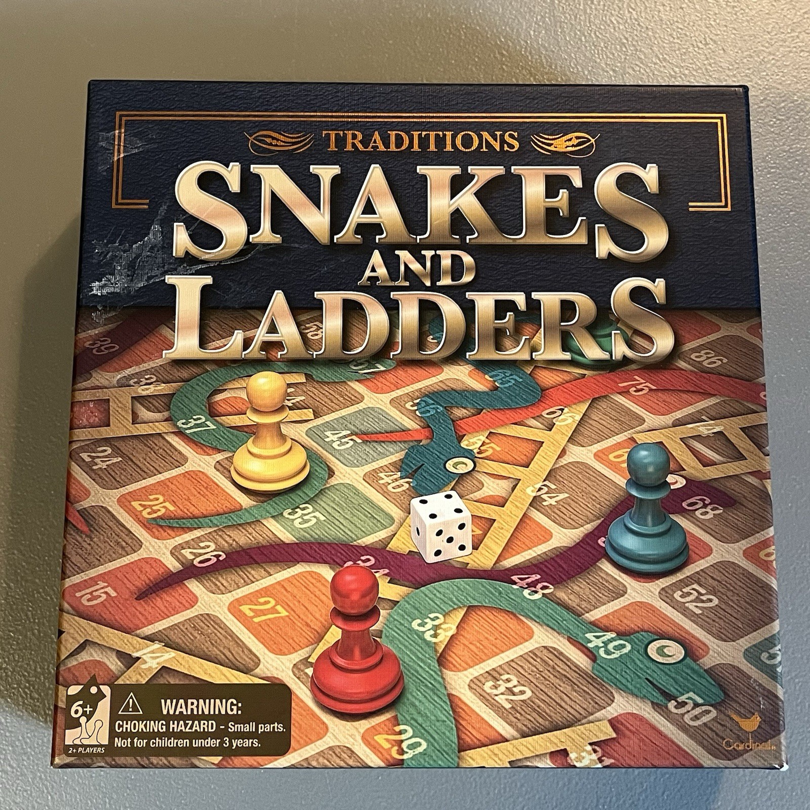Traditions Snakes And Ladders Game by Cardinal – Preowned – Complete – Nice!