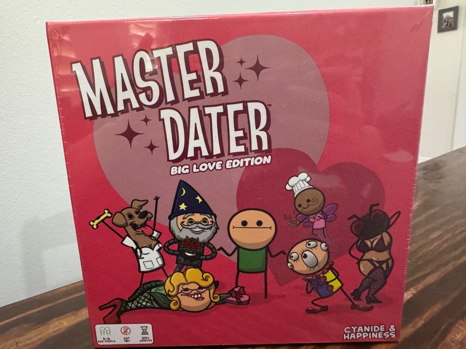 Master Dater: Big Love Edition Cyanide & Happiness Game + Blind Box figurine