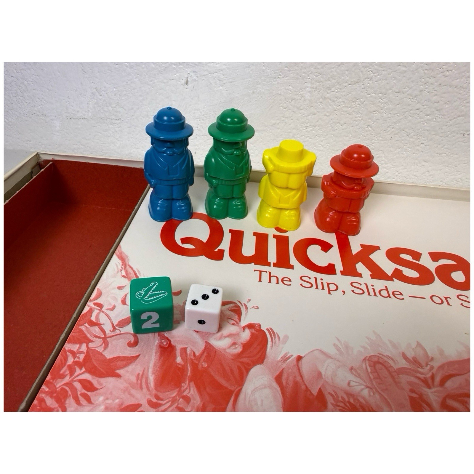 Quicksand Board Game 1989 Parker Brothers “Slip, Slide or Sink!” Incomplete