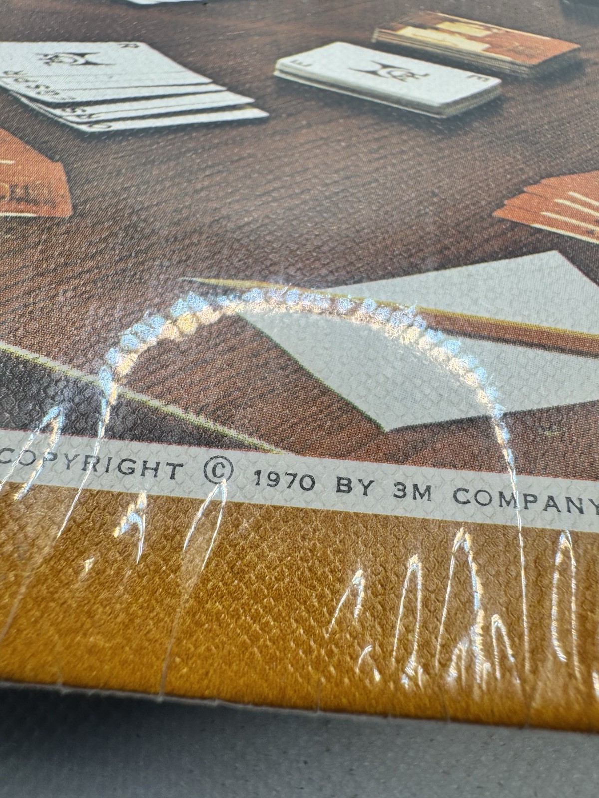Vintage 1970 FOIL 3M Gamette Bookshelf Game of Words & Wits NEW SEALED -Made USA