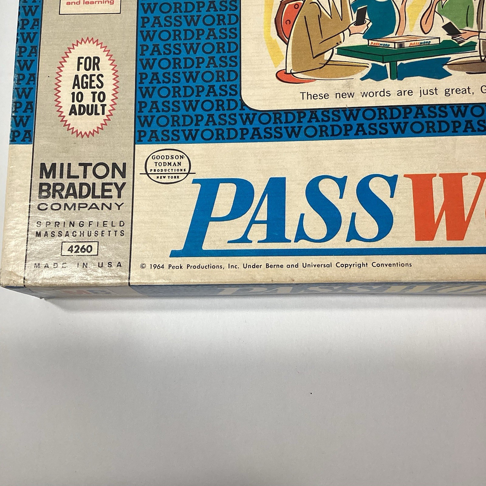 VINTAGE Password Volume 4 COMPLETE Milton Bradley 1964 4260