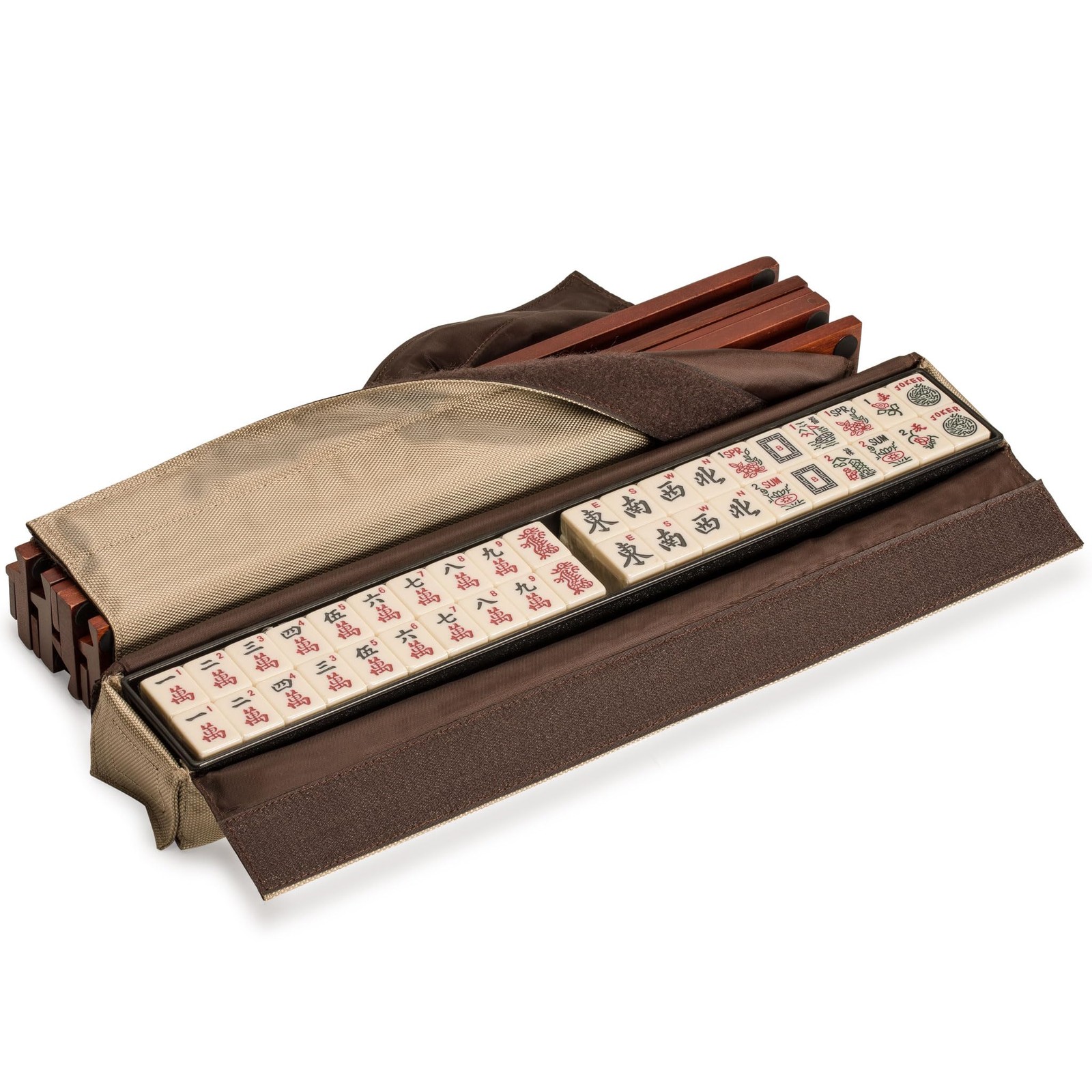 Yellow Mountain Imports Soft Case Set For American Mahjong Mojave Case Only