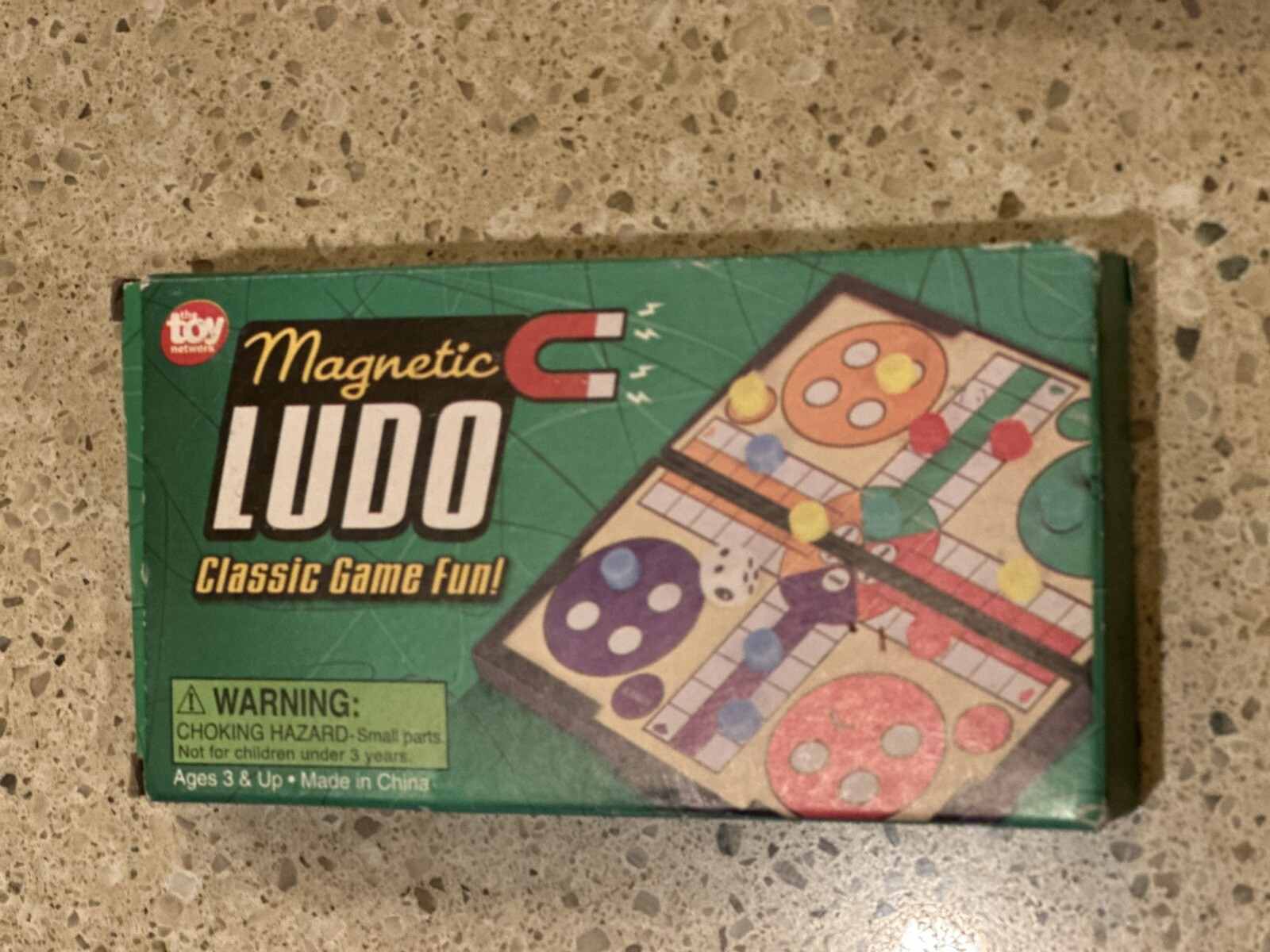 The Toy Network Magnetic Mini Games Travel Games/Backgammon/Racer/Ludo/Solitaire
