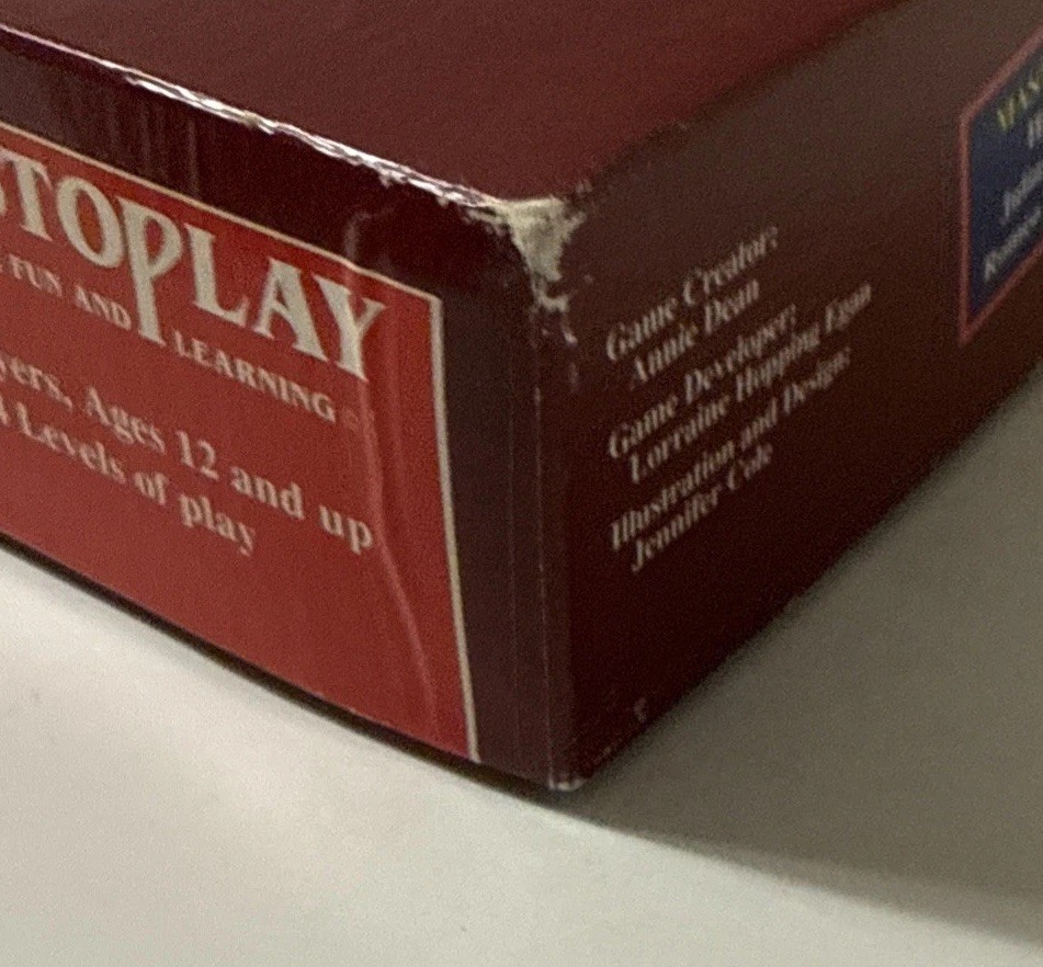 Vintage The Play’s The Thing Game by Aristoplay – 1993 Edition – Complete!