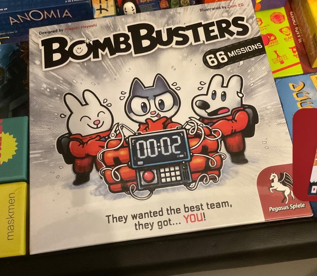 Bomb Busters – Cooperative Deduction Board Game by Pegasus Spiele (Damaged)