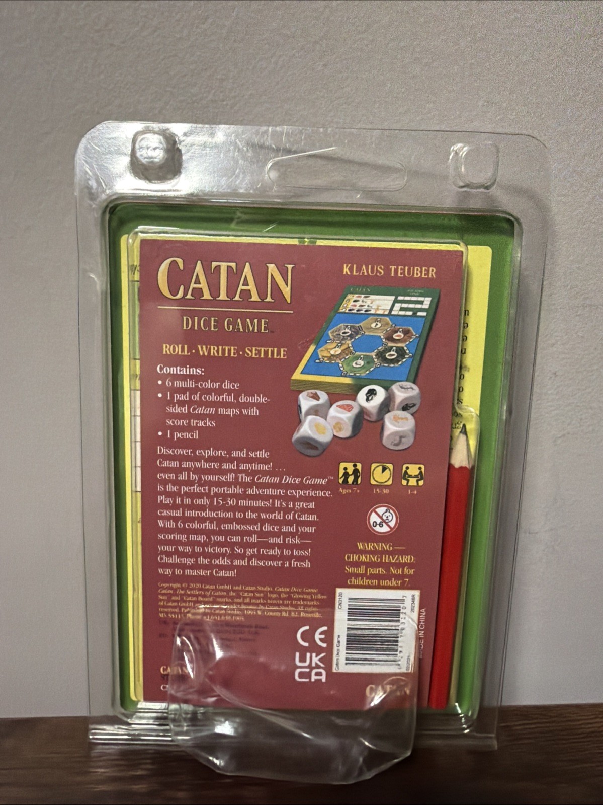 NEW Settlers of Catan Dice Game Klaus Teuber CN3120 New Ages 7+ 1-4 Players