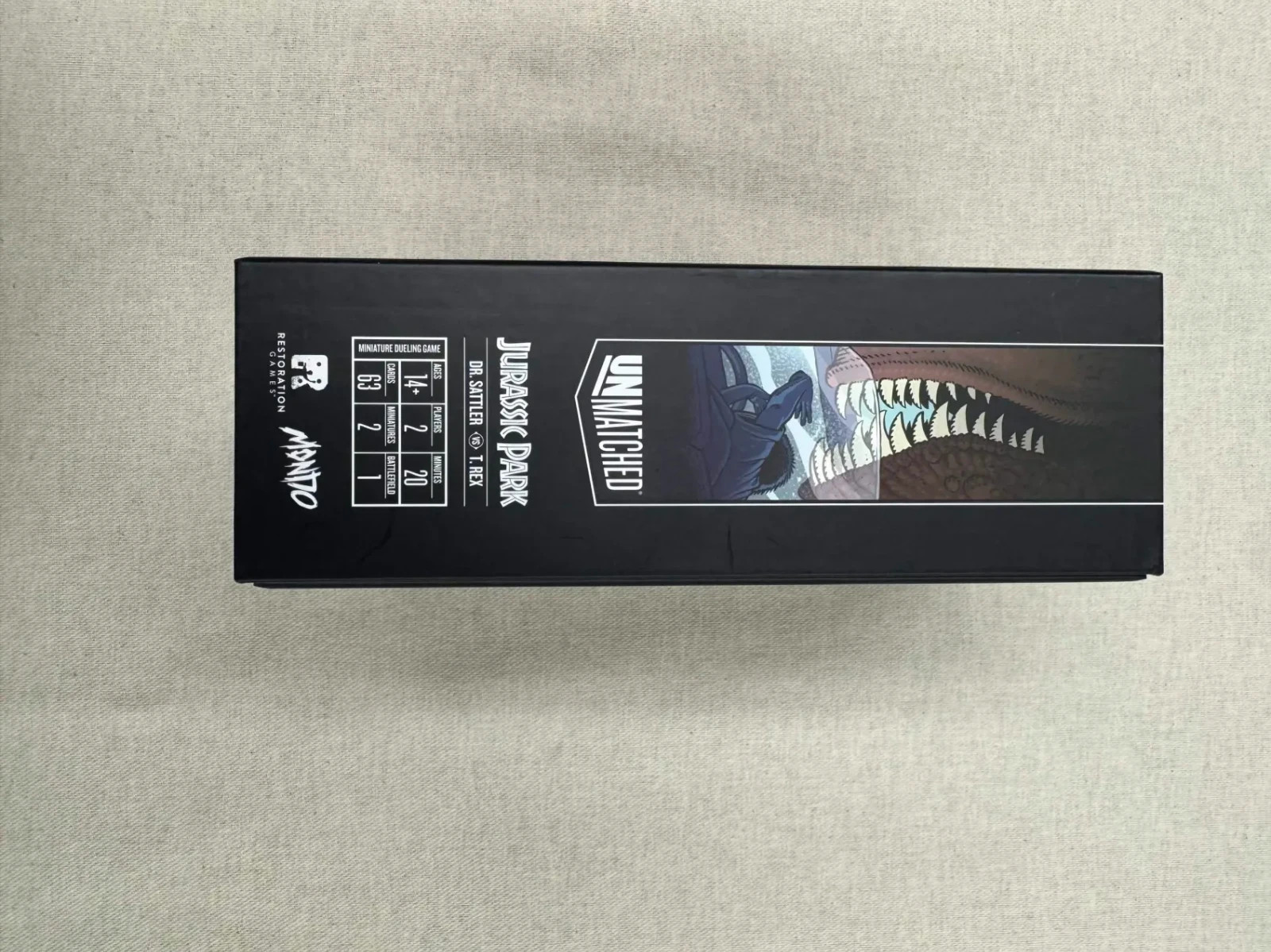 Restoration Games Unmatched: Jurassic Park – Dr. Sattler vs T. Rex Board Game…